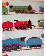 Riley Blake OOP Thomas the Train - All Aboard on Blue 100% Cotton Fabric... - $9.47 CAD