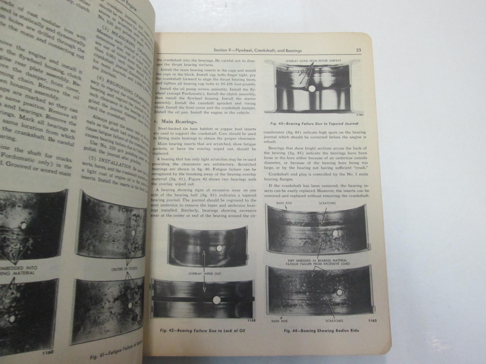 Manuale Di Servizio Per Auto Passeggeri Ford 1952 Con Supplemento OEM Item image 6