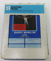 Barry Manilow Live Double Album 8 Track Tape Vintage - £9.12 GBP