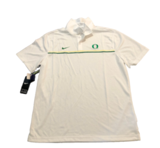 New NWT Oregon Ducks Nike Dri-Fit On-Field Sideline Performance Large Polo Shirt - £37.14 GBP