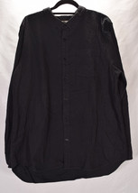 Buck Mason Mens Button Down LS Shirt Black 2XL - $138.60