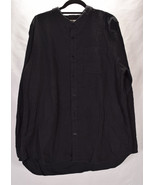 Buck Mason Mens Button Down LS Shirt Black 2XL - $189.56 CAD