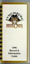 BASEBALL: 1996 LYNCHBURG HILLCATS Baseball  Media GUIDE  EX+++ - $8.64