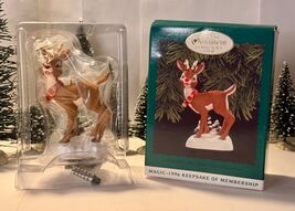 1996 Rudolph The Red-Nosed Reindeer Hallmark Keepsake Collectors Club Or... - $0.98