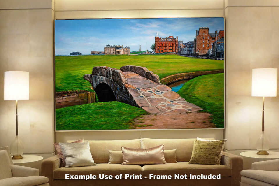 St Andrews Links Open Championship British Swilcan Bridge Swilken Art Print 2 Item image 10