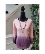 Matilda Jane Sweater Women&#39;s Size S Pink Purple Ombre Long Sleeve Knit P... - $41.55 CAD