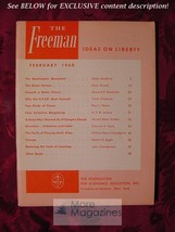 RARE The FREEMAN February 1960 Paul L. Poirot Dean Russell Howard E. Kerschner - £5.75 GBP