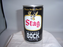 KN - 1970-80&#39;s Stag Bock Carling National Belleville ILL 12 oz EMPTY bee... - $95.18 MXN