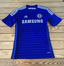 Adidas Men’s Samsung Futbol Soccer Jersey size S Blue J10 - £15.79 GBP