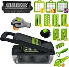 16 in 1 Vegetable Chopper Fruit Cutter Fruit Slicer Onion Chopper Cabbag... - $42.02