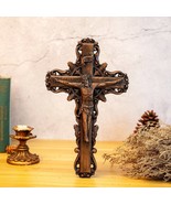 Ash wood Crucifix，Jesus Christ, wooden Cross gift of love - $90.21 CAD+