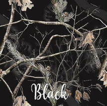 Realtree Black vinyl Wrap air release MATTE Finish 12&quot;x12&quot; - £7.82 GBP
