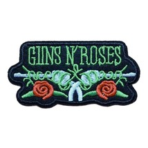 GUNS N ROSES IRON ON PATCH 3&quot; Classic Rock Band Embroidered Applique Gre... - $3.49