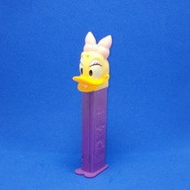 DAISY DUCK Walt Disney PEZ Dispenser MADE IN HUNGARY With Feet PURPLE STEM - $1.29