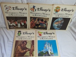 Vintage Disney&#39;s Wonderful Book Of Knowledge 1973 Lot Of 5 - Vol 11-15 - £14.07 GBP