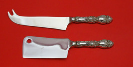 Lucerne by Wallace Sterling Silver Cheese Server Serving Set 2pc HHWS  C... - £90.82 GBP
