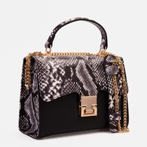 The Venezia Black Leather Handbag image 6