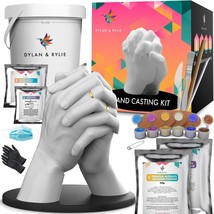 Dylan Rylie Hand Casting Kit for Couples Complete DIY Plaster Mold Paint... - £54.68 GBP
