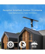 990 Mile Outdoor Amplified Digital TV Antenna HDTV 1080P 360 UHF VHF Remote - £45.03 GBP