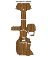 2013 Cobalt 302 Cockpit Pad Boat EVA Foam Faux Teak Deck Floor Mat - $999.00