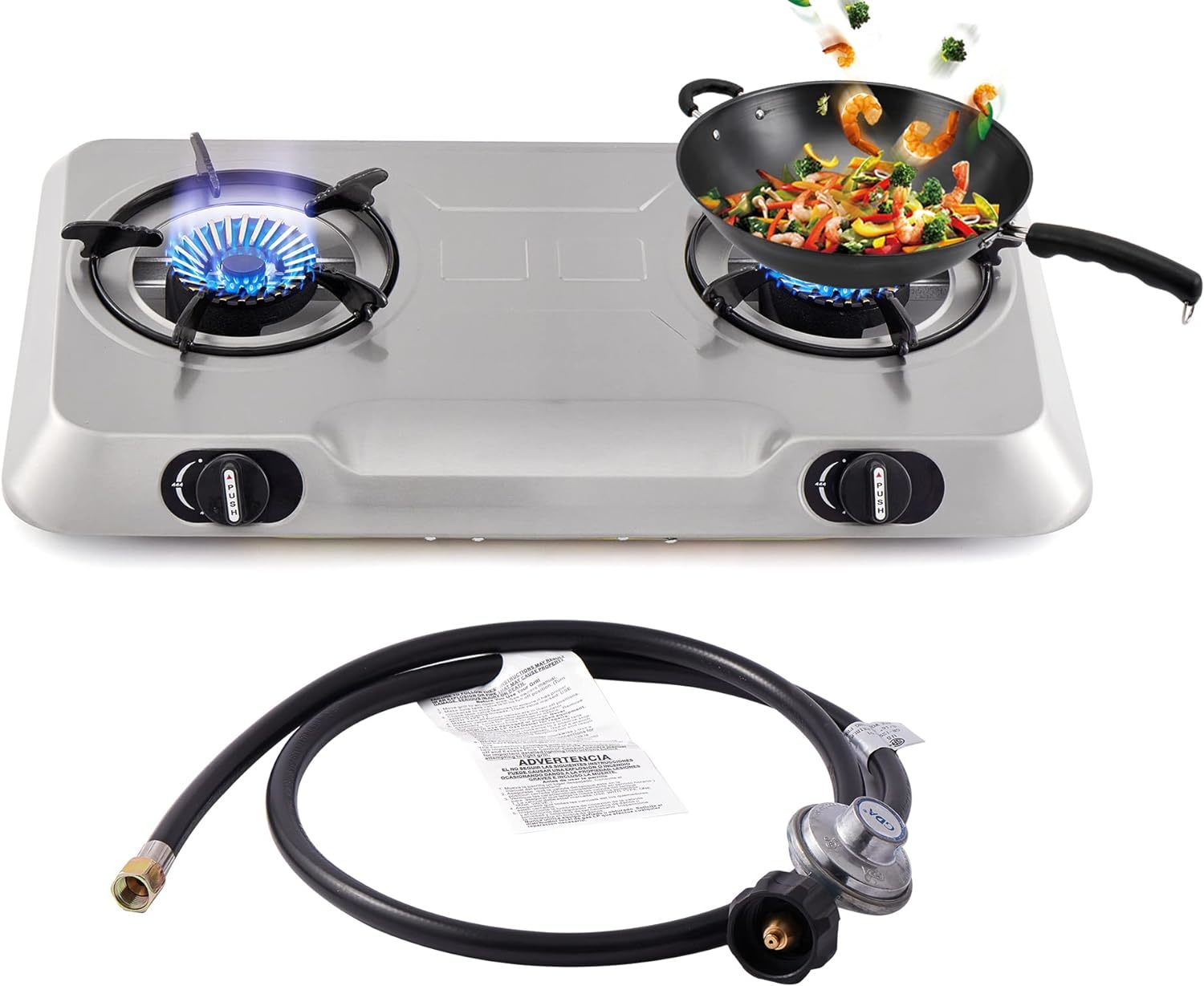 2 burner propane cooktop sale