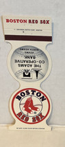 MLB Baseball Matchbook Cover w/ Schedule Boston Red Sox 1986 - £7.75 GBP