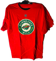 Reebok Homme Minnesota Sauvage Suter 20 Manches Courtes T-Shirt M Rouge - £14.76 GBP