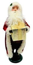 Byers Choice Kris Kringle Santa Gold Gift Package 2007 Red Velvet Coat 1... - £41.18 GBP