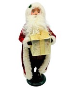 Byers Choice Kris Kringle Santa Gold Gift Package 2007 Red Velvet Coat 1... - £41.94 GBP
