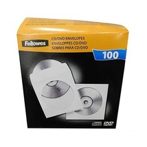 Fellowes CD/DVD Envelope 127x127mm (100pk) - $25.34
