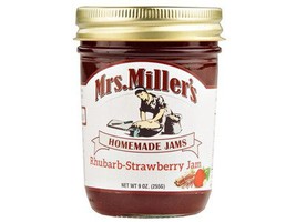 Mrs. Miller&#39;s Homemade Rhubarb-Strawberry Jam, 2-Pack 9 oz. Jars - £18.90 GBP