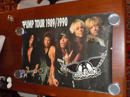 Vintage 1989-1990 Aerosmith Pump Tour Store Poster - $823.64 MXN