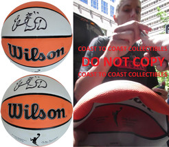 Elena Delle Donne Washington Mystics Chicago Sky signed WNBA basketball ... - £156.42 GBP