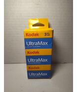 Kodak Ultramax 400 36 Exposure 35mm Color Print Film, 3 PACK - Expires 1... - $28.70