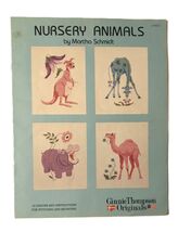 Nusery Animals by Martha Schmidt 12 Designs &amp; Instructions Cross Stitch ... - $7.95