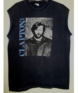 Eric Clapton Concert Tour Muscle Shirt Vintage 1985 Behind The Sun Singl... - $64.99