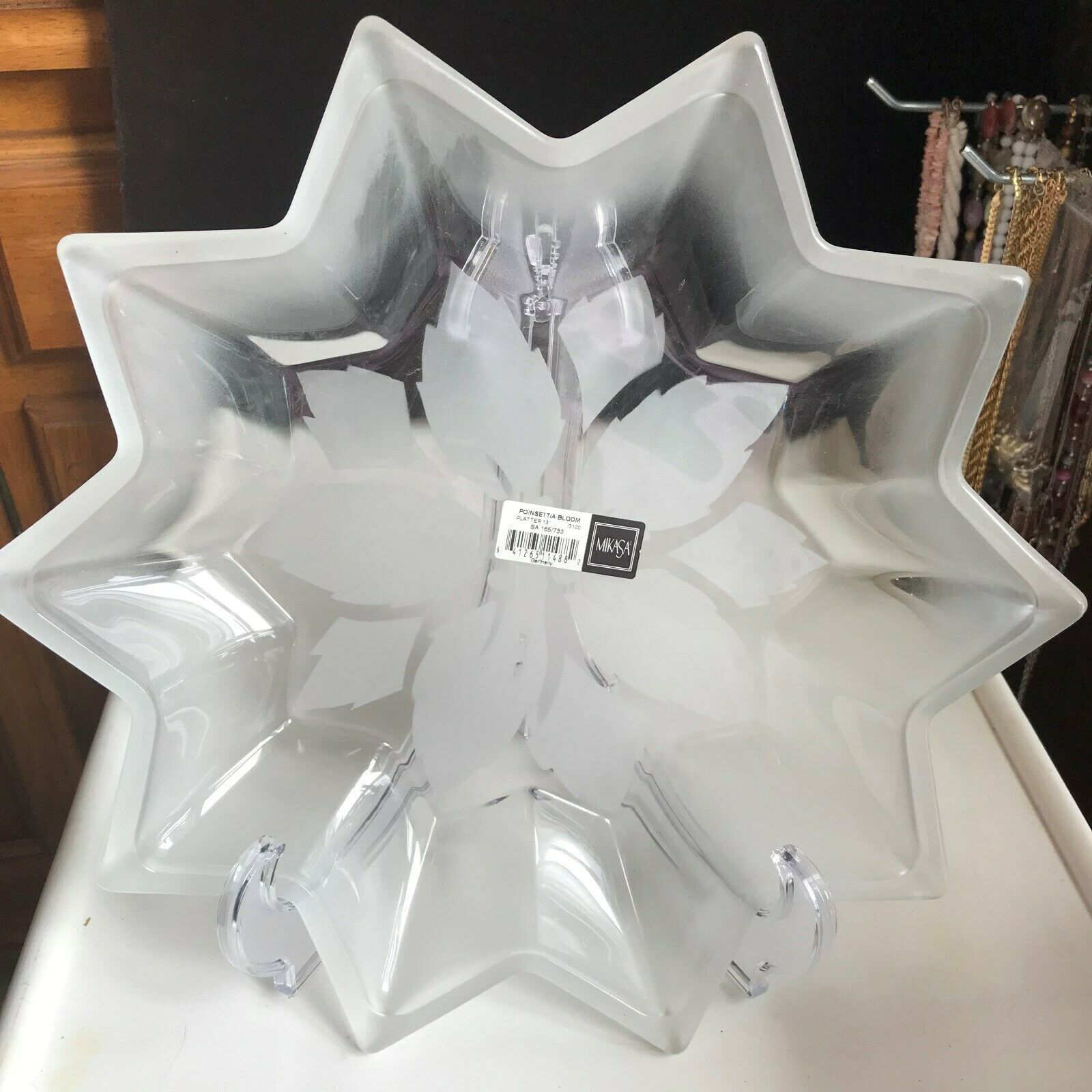 Mikasa Poinsettia Bloom Platter - 13" - $12.00