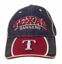 Texas Rangers MLB Ricamato Cappello Blu Navy Rosso Berretto Drew Pearson... - £14.58 GBP