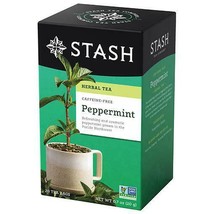 NEW Stash Tea Peppermint Caffeine Herbal Natural Gluten Free Tea - £7.38 GBP