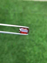 Pigeon Blood Garnet, SI Quality Garnet Gemstone, Garnet Emerald Cut Gemstone, 9  - £74.78 GBP