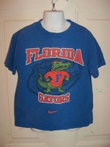 Nike Florida Gators Blue Short Sleeve Shirt Size 5 Boy&#39;s Htf Euc - £10.90 GBP