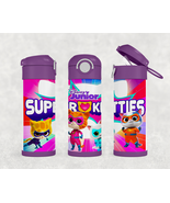 Personalized Super Kitties 12oz Kids Stainless Steel Water Bottle Tumbler - $22.00