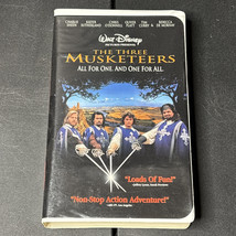 The Three Musketeers (VHS, 1994) CLAMSHELL VIDEO TAPE MOVIE FILM VINTAGE - £4.66 GBP