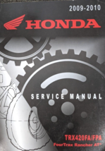 2009 2010 Honda TRX420FE FM TE TM Fourtrax Rancher Service Manual OEM 61HP701 - $80.18