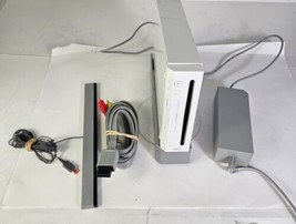 Nintendo Wii Console Bundle Tested Works RVL-001 Complete Cables &amp; Stand  - £38.76 GBP