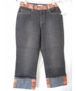 NWT Coldwater Creek Size 6P Black Petites Jeans capri&#39;s - $368.38 MXN