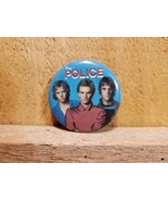 Vintage 1980&#39;s - The Police - Rock Band Pin-back Hat Vest Jacket Pin - $343.48 MXN