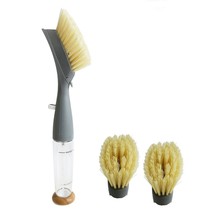 Full Circle Fomo Foam / Soap Dispensing Dish Brush &amp; 2pk Brush Refill Set - Gray - $19.79