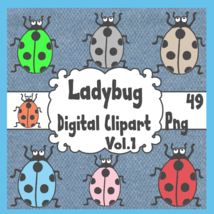 Ladybug  Digital Clipart Vol.1 - £0.97 GBP