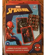 Marvel Spider-Man JUMBO PLAYING CARDS for Ages 4+ - Spin Master - New - $7.79